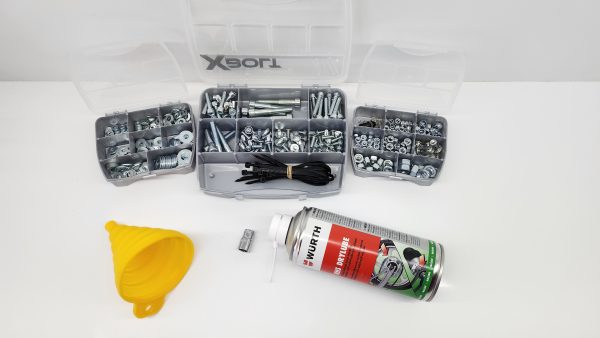 SET spoj. mat. + sprej na řetěz + trychtýř + hlavice 12 hran - Image 3
